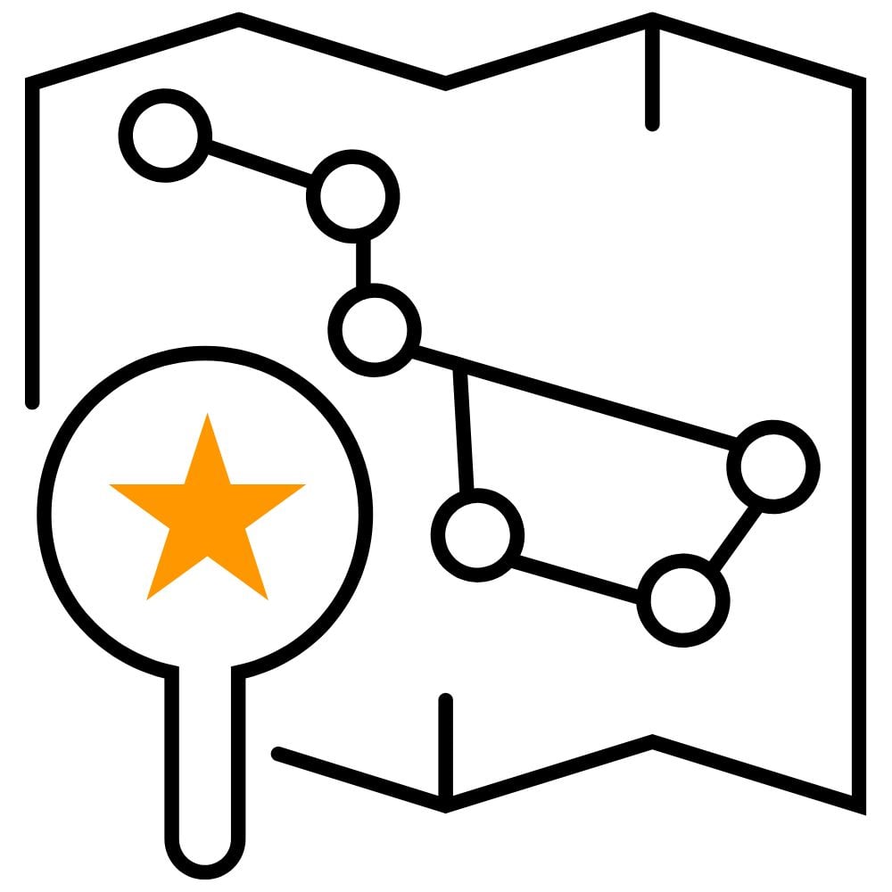 Icon_Magnifying Glass and Map
