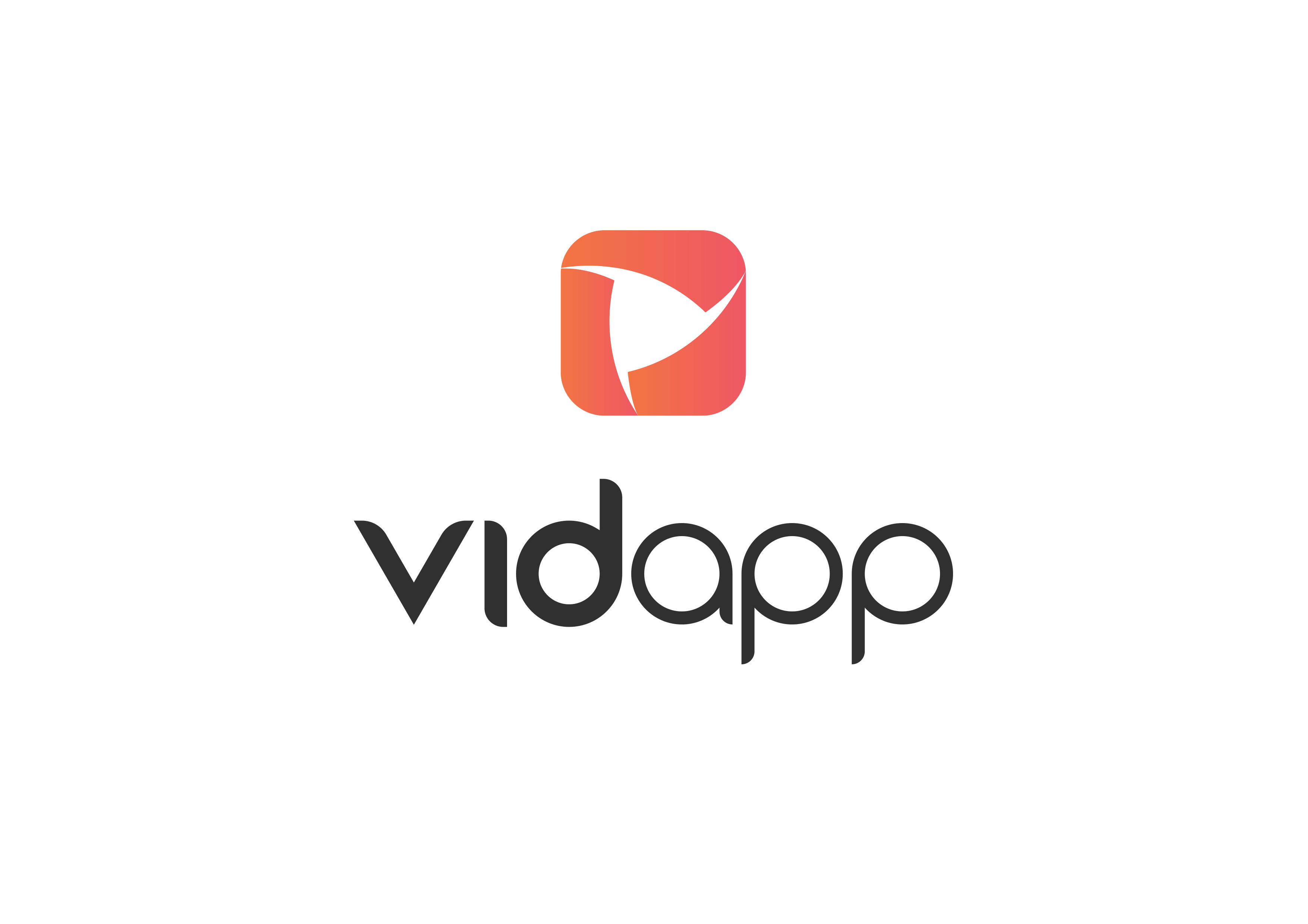 VidApp Stacked Orange-Pink